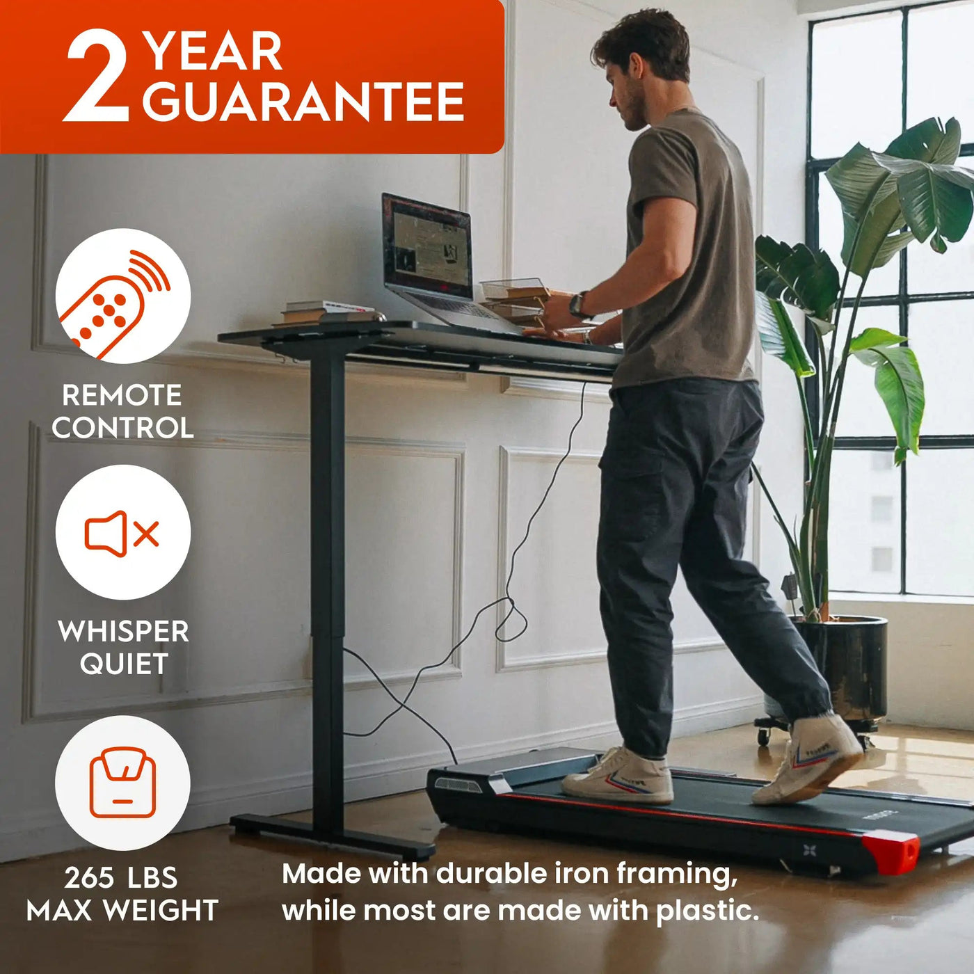 REVO Walking Pad Treadmill 2 Year Warranty